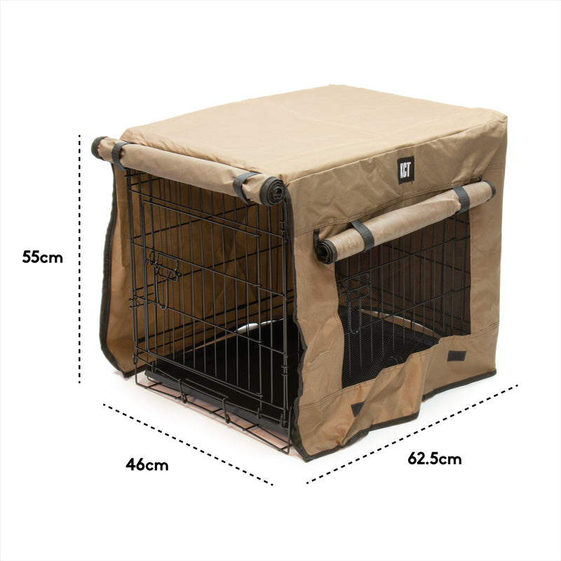 KCT Folding Pet Crate with Fabric Cover