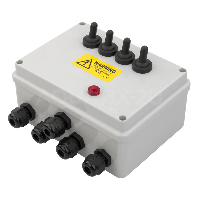 Pisces Multi-Switch Outdoor Pond Electrical Switch Boxes