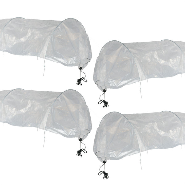 KCT 4 Pack PE Garden Net Cloche Grow Tunnel