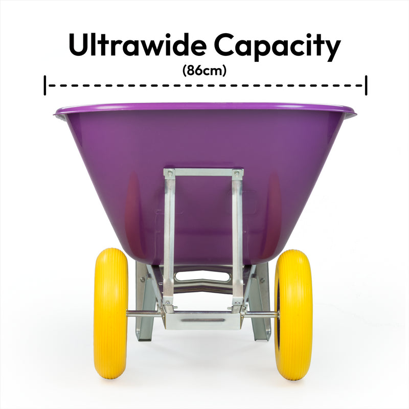 KCT 200L XL Heavy Duty Twin Wheelbarrow