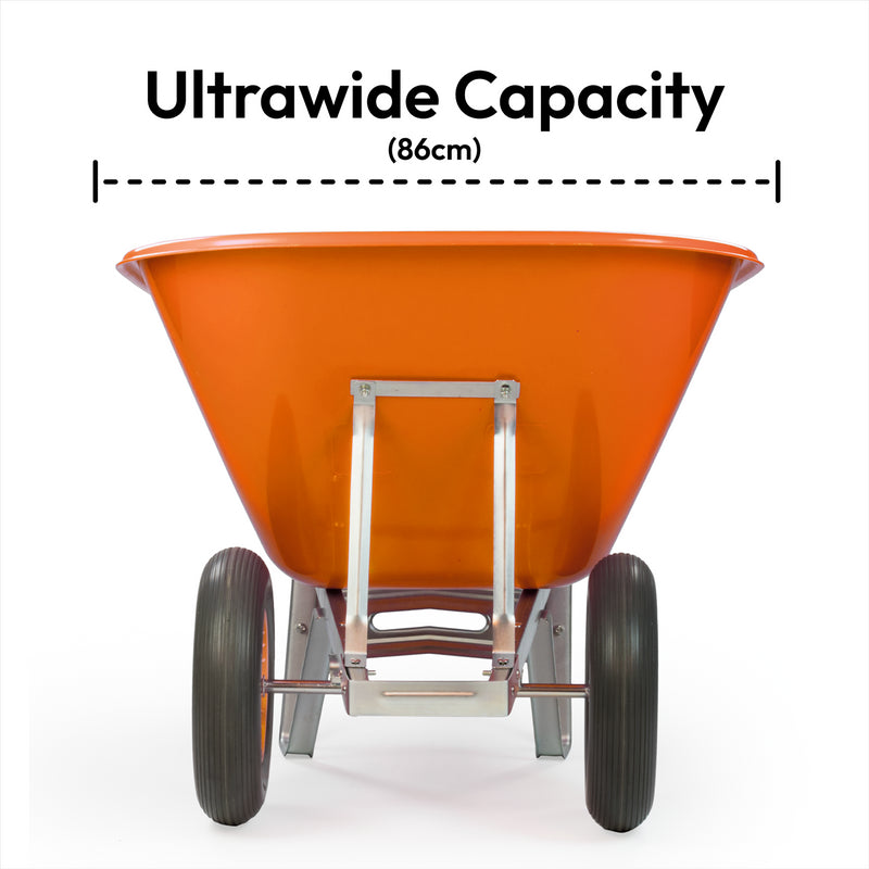 KCT 200L XL Heavy Duty Twin Wheelbarrow