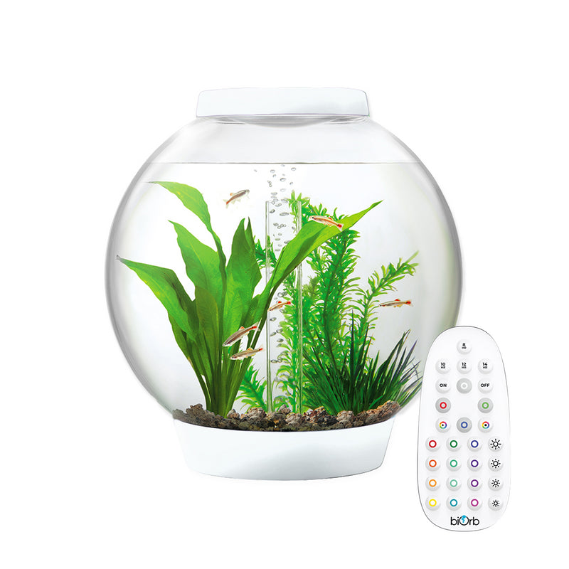 Baby biOrb 15L White Aquarium with MCR LED Lighting