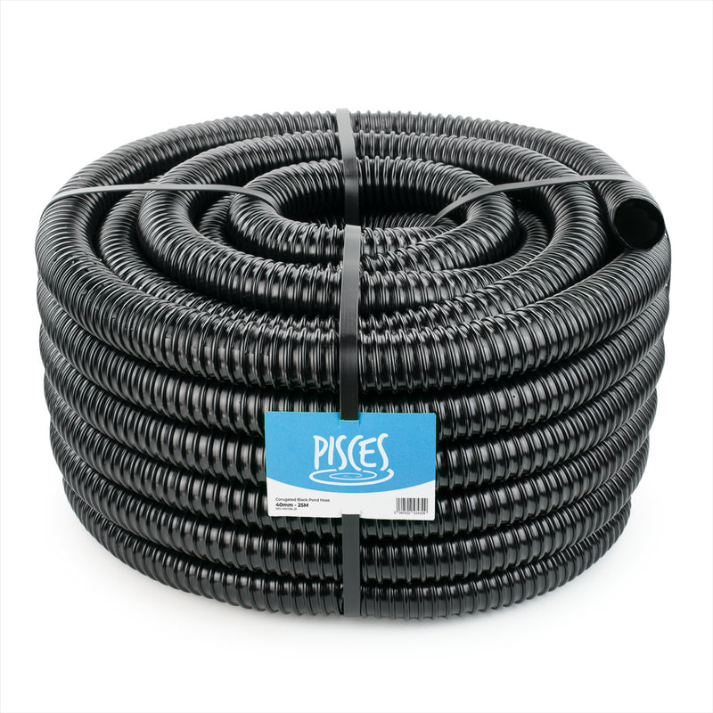 Black Corrugated Pond Hose