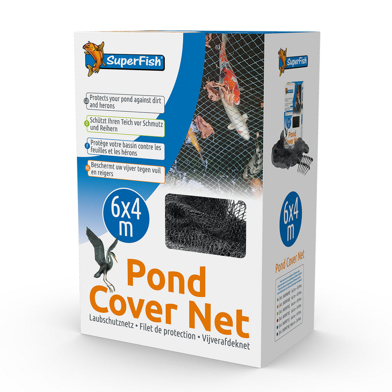 SuperFish Pond Protective Cover Net with Pegs