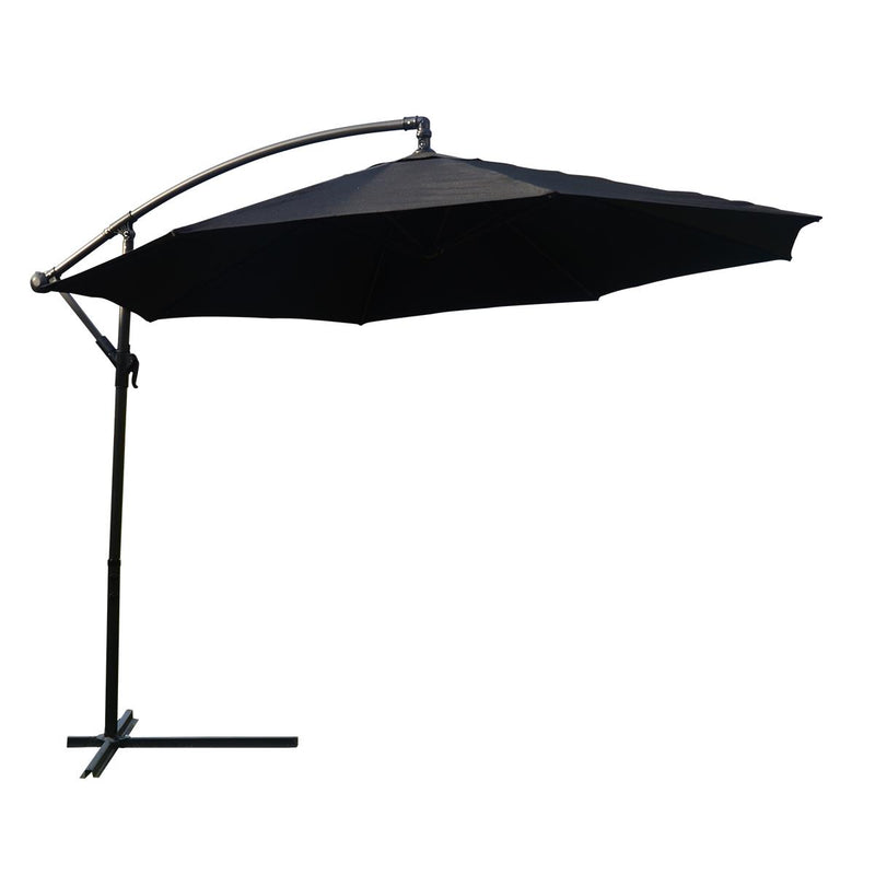 KCT 3.5m Large Cantilever Garden Parasols with Optional Base / Cover