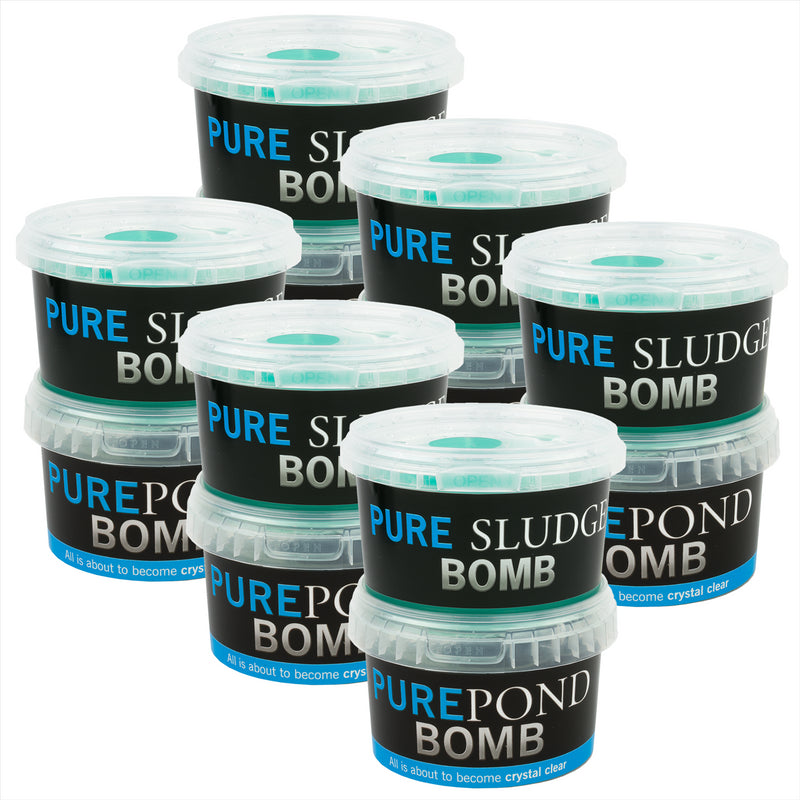 Evolution Aqua Pure Pond Bomb & Pure Sludge Bomb Duo Packs