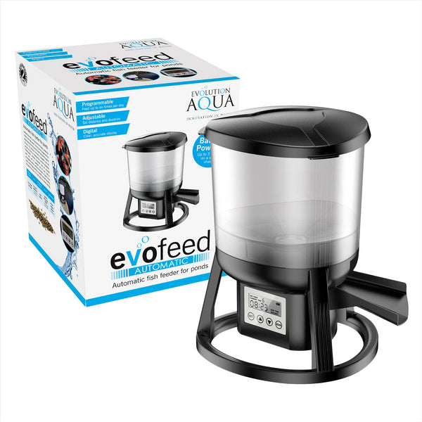 evoFeed Automatic Pond Fish Feeder - Evolution Aqua