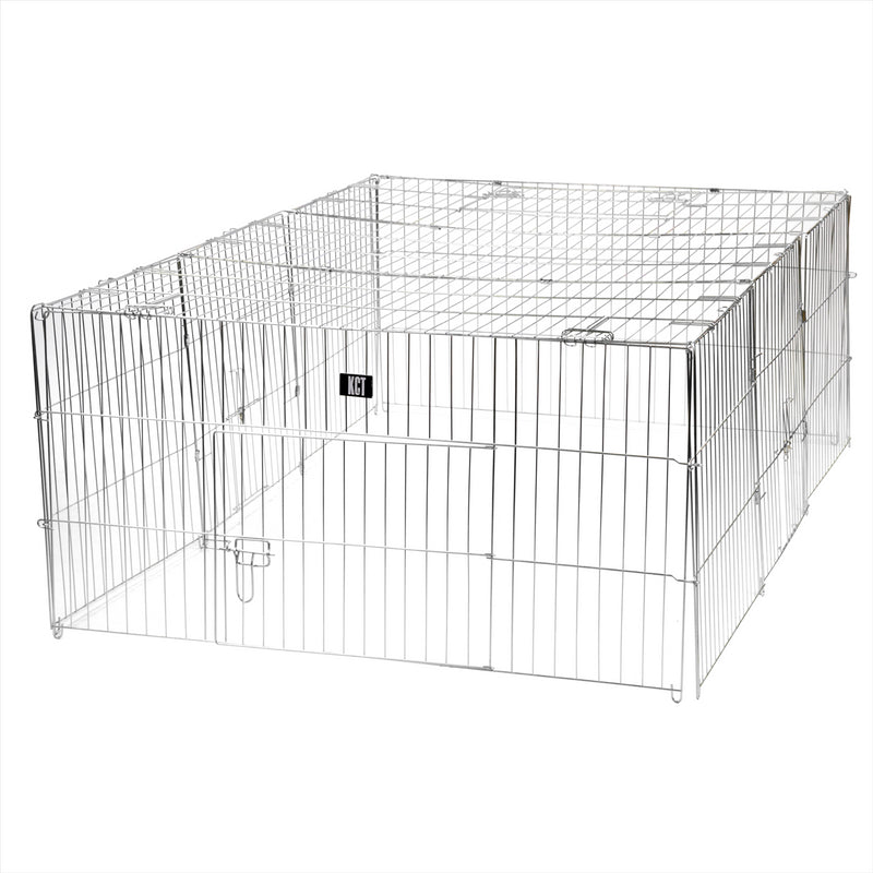 KCT Enclosed Metal Pet Playpen Runs