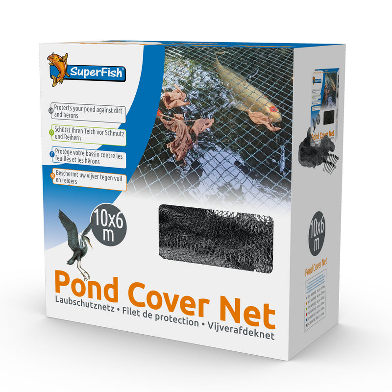 SuperFish Pond Protective Cover Net with Pegs