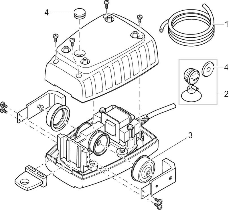 Oase 2m Replacement Airline 4/6mm for OxyMax Air Pump - Part 44659