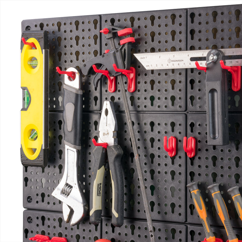 KCT Wall Mounted Tool Rack With Shelves