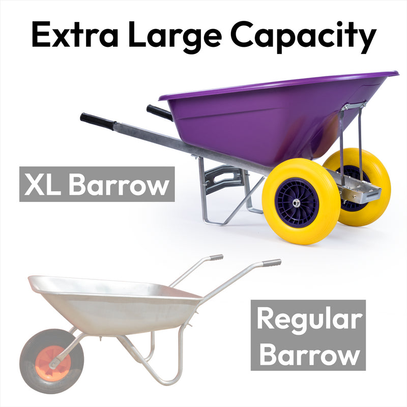 KCT 160L XL Twin Wheelbarrow