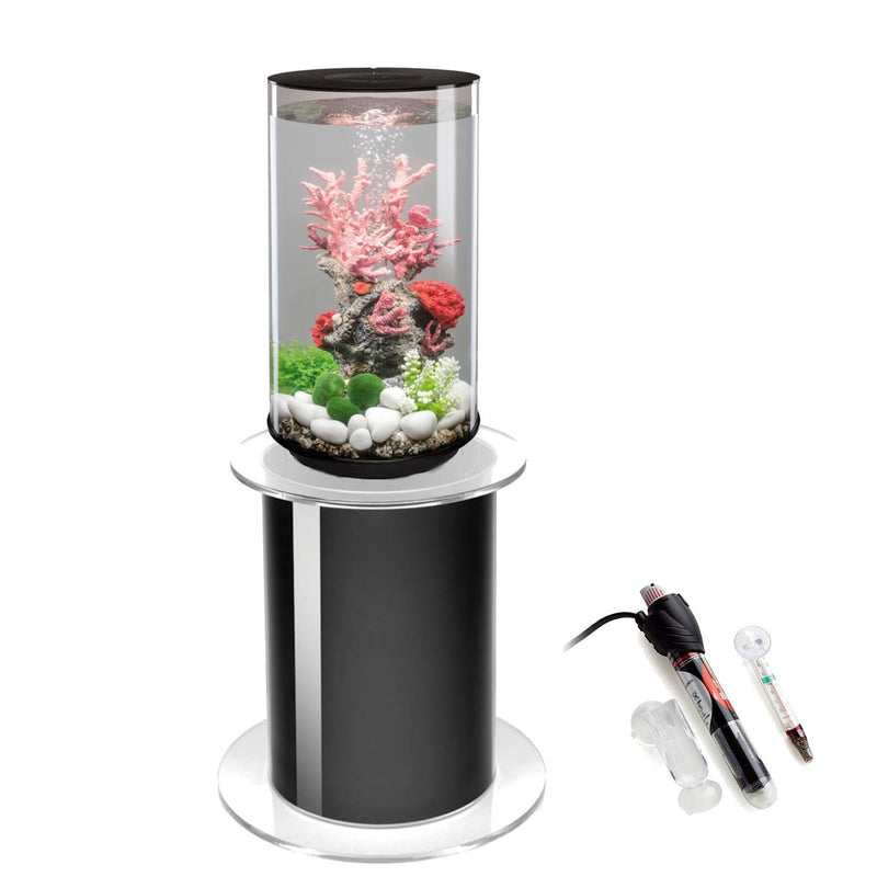 biOrb Tube 30L Black Aquarium with MCR LED Lighting