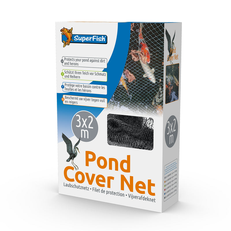 SuperFish Pond Protective Cover Net with Pegs