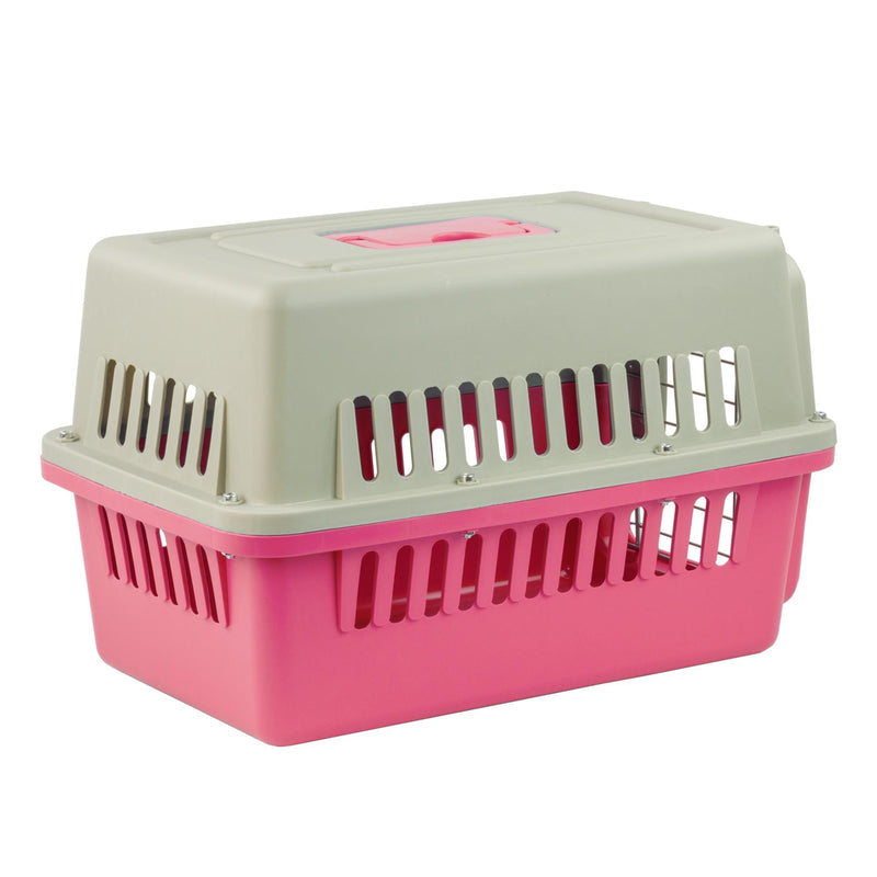 KCT Portable Plastic Pet Carrier Box Cat Dog Puppy Animal Cages