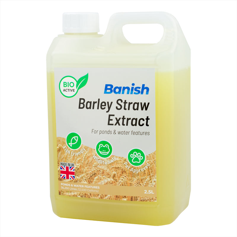 Banish BioActive Barley Straw Extract Pond Water Treatment