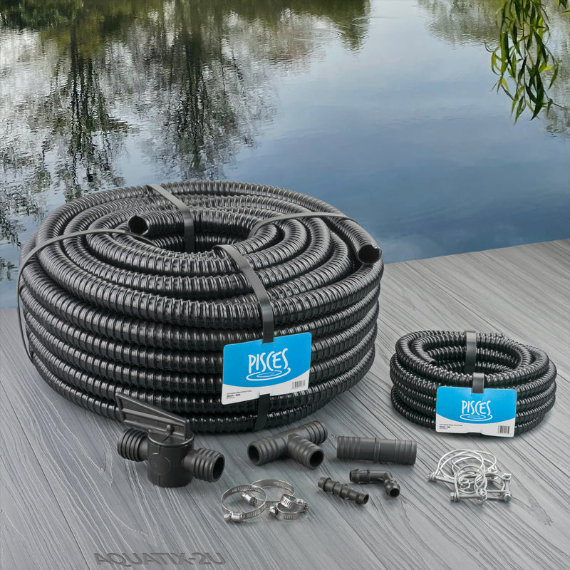 Black Corrugated Pond Hose