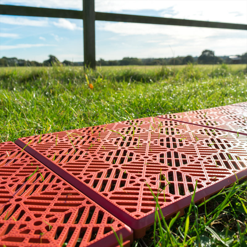 KCT Coloured Garden Path and Patio Decking Interlocking Tiles