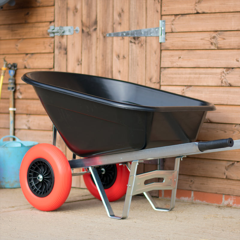 KCT 160L XL Twin Wheelbarrow