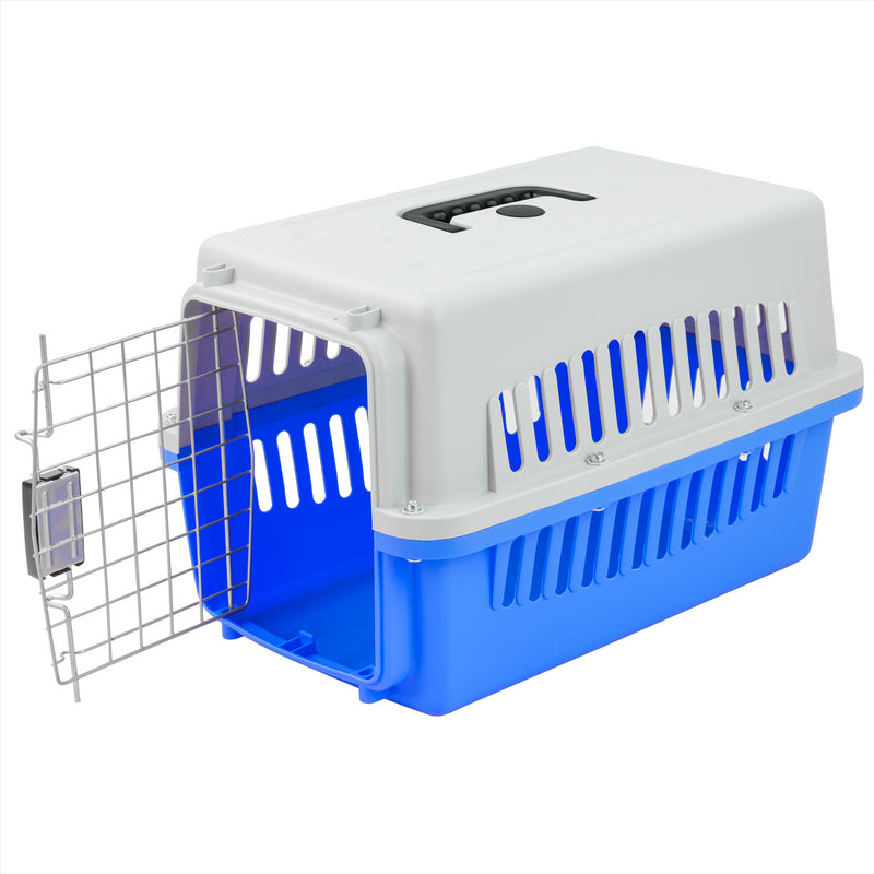 KCT Portable Plastic Pet Carrier Box Cat Dog Puppy Animal Cages