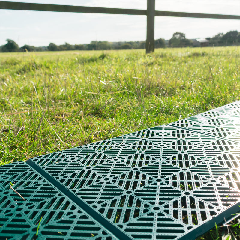 KCT Green Garden Path and Patio Decking Interlocking Tiles