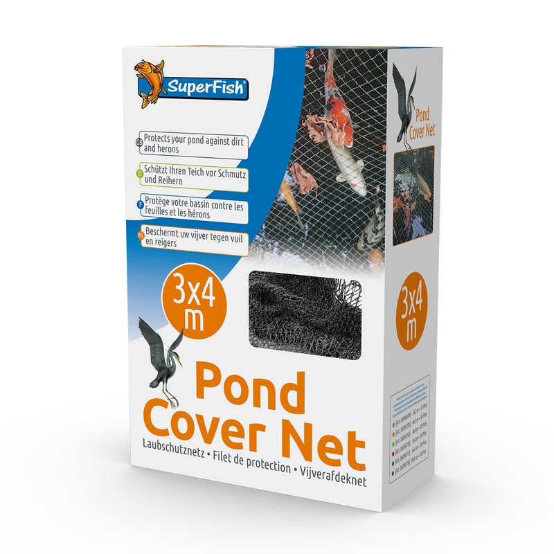 SuperFish Pond Protective Cover Net with Pegs