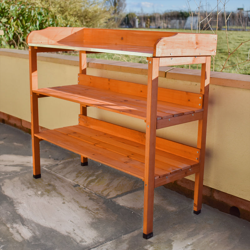 KCT 3 Tier Wooden Garden Potting Bench