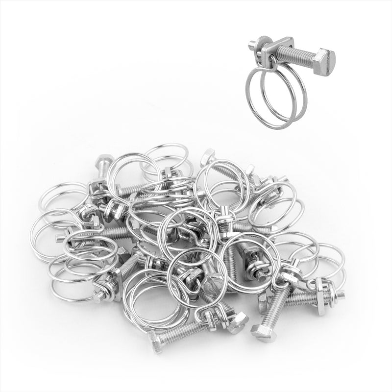 Double Wire Hose Pond Hose Clips