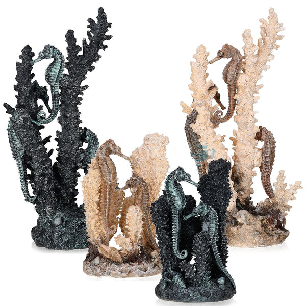 Oase biOrb Seahorses on Coral Aquarium Ornaments