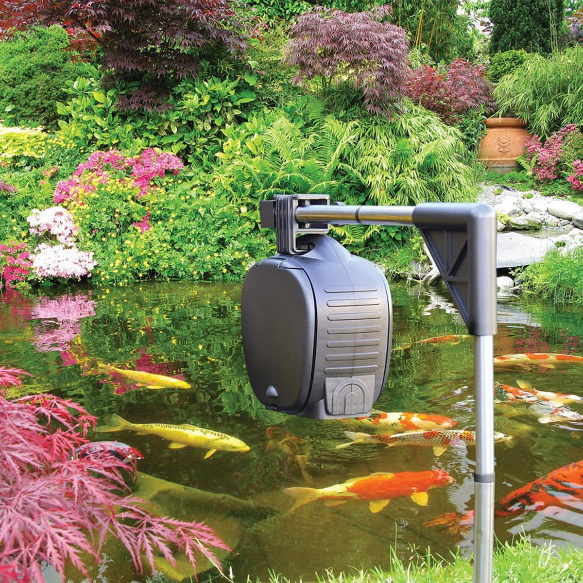 Hozelock Automatic Fish Feeder Koi Pond Goldfish Food Dispenser